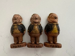 Set Of Three Katzenjammer Kids Hans Figurines Syroco Toys - Picture 1 of 3