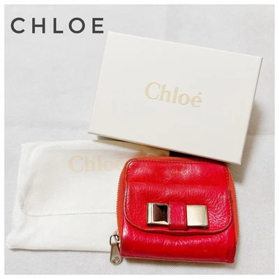 Cartera de mujer Chloe vintage lirio doble cinta roja edición limitada muy buen estado popular P Foto 1 de 4