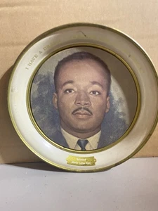 BANDEJA MARTIN LUTHER KING JR de colección 8" - Tengo un sueño - Libertad para toda mi gente - Imagen 1 de 2