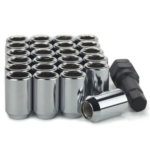 16 Lug Nuts Tuner Acorn 1/2 Chrome Socket Open End - Picture 1 of 2