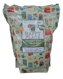 Beekman 1802 Happy Place 120 Load 60 oz. Goat Milk Laundry Soap-Sweetgrass-NEW - Picture 1 of 3