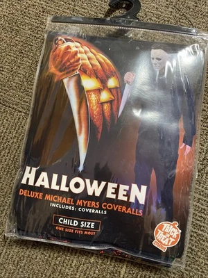Trick or Treat Halloween 1978 Michael Myers Coveralls Childrens Costume TTTI109 - Image 1 of 4