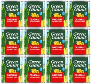 12 x Green Giant Original Sweetcorn Niblets 198Gm - Picture 1 of 1