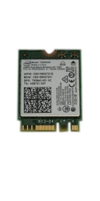 HP Dual Band 7265NGW 802.11AC Wifi  Bluetooth 4.0 Wireless Card 793840-001 - Image 1 of 2