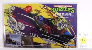 1989 Teenage Mutant Ninja Turtles TMNT Foot Cruiser Actionfigur AFA CAS 85+ - Bild 1 von 8