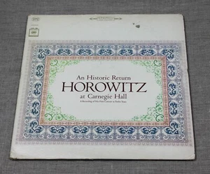 A Historic Return Horowitz at Carnegie Hall, Vladimir Horowitz, Columbia 1965 - Picture 1 of 3