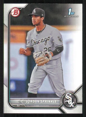 2022 Bowman Draft #BD183 Jordan Sprinkle - Image 1 of 2