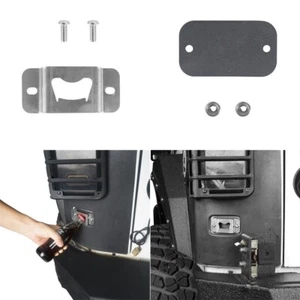 License Plate Delete Bottle Opener - Bare for 2007-2018 Jeep Wrangler JK Alloy - Picture 1 of 12