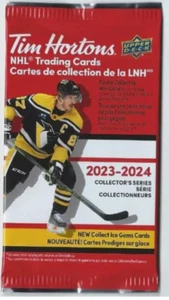 2023-2024 UD Upper Deck Tim Hortons Hockey 1 Pack 3 Card Pack - Sealed - Picture 1 of 1