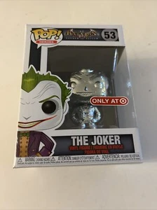 The Joker #53 - Batman Arkham Asylum Pop! Heroes [Silver Chrome] [Target Exclusi - Picture 1 of 7