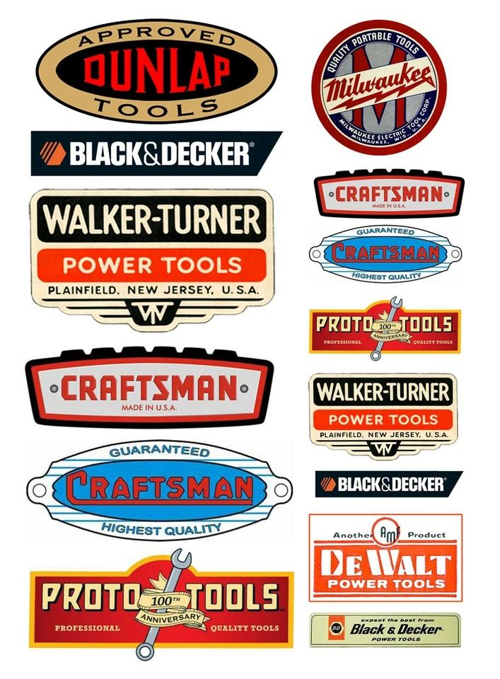 1:87 HO scale model tool hardware store signs  - Image 1 of 1