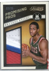 2013-14 Timeless Treasures Promising Pros Materials Prime #4 Brandon Knight/25 - Picture 1 of 2
