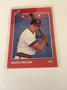 MARIO MOLINA 1988 Grand Slam Quad City Angels PWE SHIP