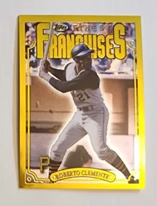 Roberto Clemente/OF Pirates | 2023 feinste Rückblenden ""Franchises"" Gold SP #185 - Bild 1 von 7
