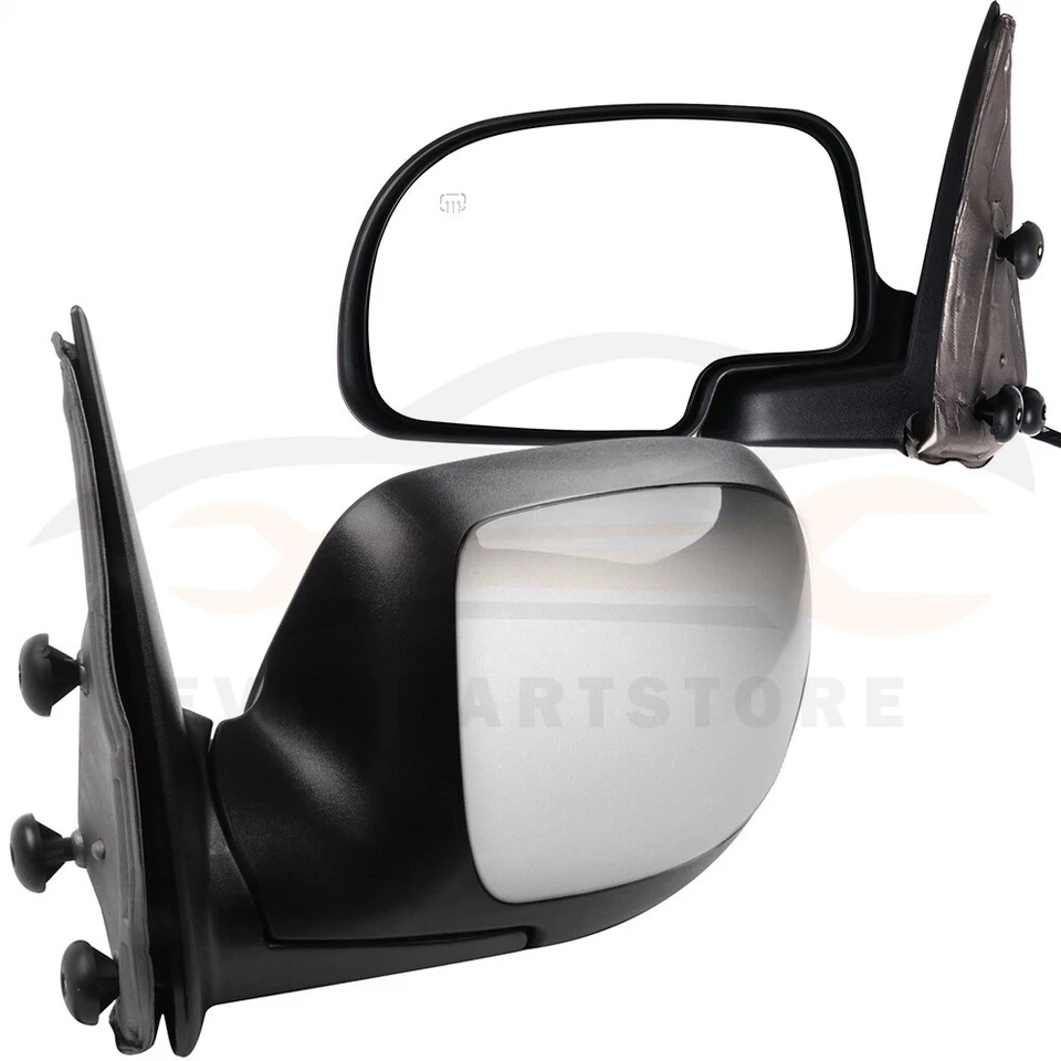 For Chevy Silverado 1500 GMC 99-02 Heated Power Side View Exterior Mirrors Pairs - Изображение 1 из 4
