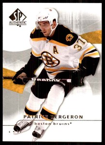 2008-09 SP Authentic Patrice Bergeron #93