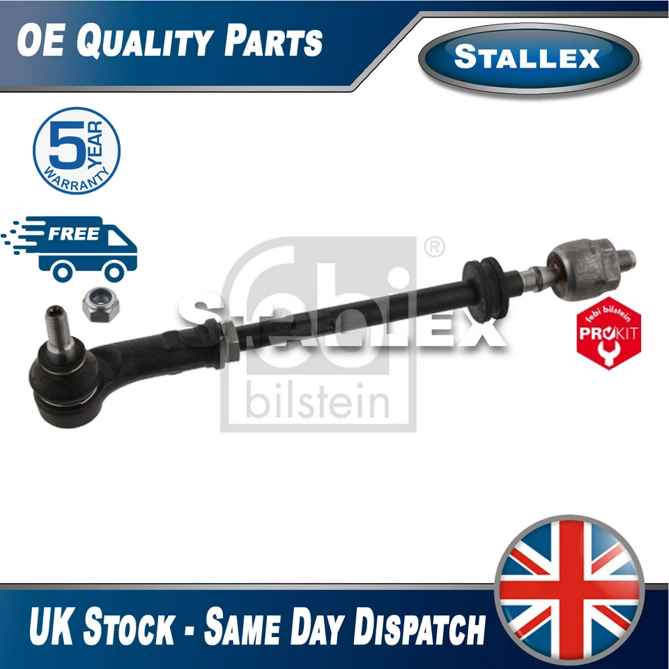 Fits VW Transporter 1990-2003 Track Tie Rod Front Left Stallex #1 702419803D - Image 1 of 2