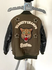 TOP GUN ® KIDS " TIGER" VARSITY JACKET SIZE 6 ( 7-9Y) - Picture 1 of 5