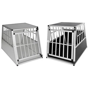 Hunde Transportbox Alu Hundebox Autotransportbox MDF Platte Gitterbox Welpenbox - Bild 1 von 14