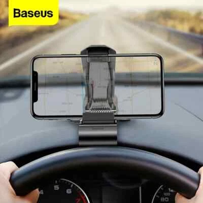 Baseus Auto Dashboard Mobile Phone Bracket Car Smart Phone Holder GPS Clip Mount - Image 1 of 4