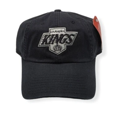 Sombrero de papá American Needle Los Angeles Kings línea azul negro Chevy correa ajustable Foto 1 de 4