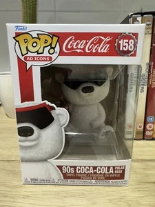 Funko Pop! Ad Icons - Coca-Cola 158 - 90s Coca Cola Polar Bear - Vinyl Figure - Imagen 1 de 6