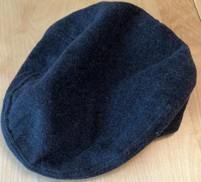 SCALA 帽子 SZ L 现金羊毛混纺灰色新闻男孩  — 第 1/4 张图片