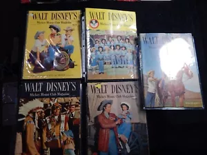 (5) 1956 Walt Disney’s Mickey Mouse Club Magazines 1956 - Picture 1 of 7