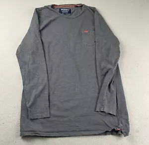 Super Dry Originals Shirt Mens 3XL Gray Long Sleeves Pullover Tee - Picture 1 of 10