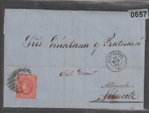 SPANIEN ENVELTA DE BARCELONA / ALBACETE REF 657 - Bild 1 von 2