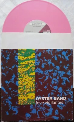 OYSTER BAND ~LOVE VIGILANTES (+3 MORE)/10" EP PINK VINYL UK IMPORT/POSTER SLEEVE - Image 1 of 4
