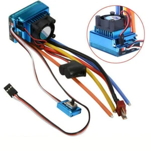 ESC Bürstenloser 120A Sensored Brushless Drehzahlregler für 1/10 1/8 Auto Boot - Bild 1 von 7