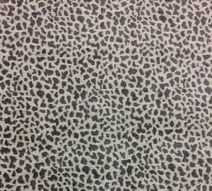 CLARENCE HOUSE SIMBA GREY ANIMAL SPOTS WOVEN ITALIAN VELVET FABRIC BY YARD 54"W - Picture 1 of 5