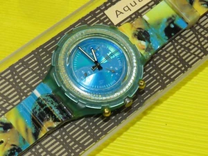 Swatch Aqua Chrono MARK SPITZ - SBZ103 - NEU & OVP - Bild 1 von 3