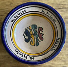 Handmade Pottery Ceramic Olive Oil Dipping Bowl Spicy Colors Made in Morocco