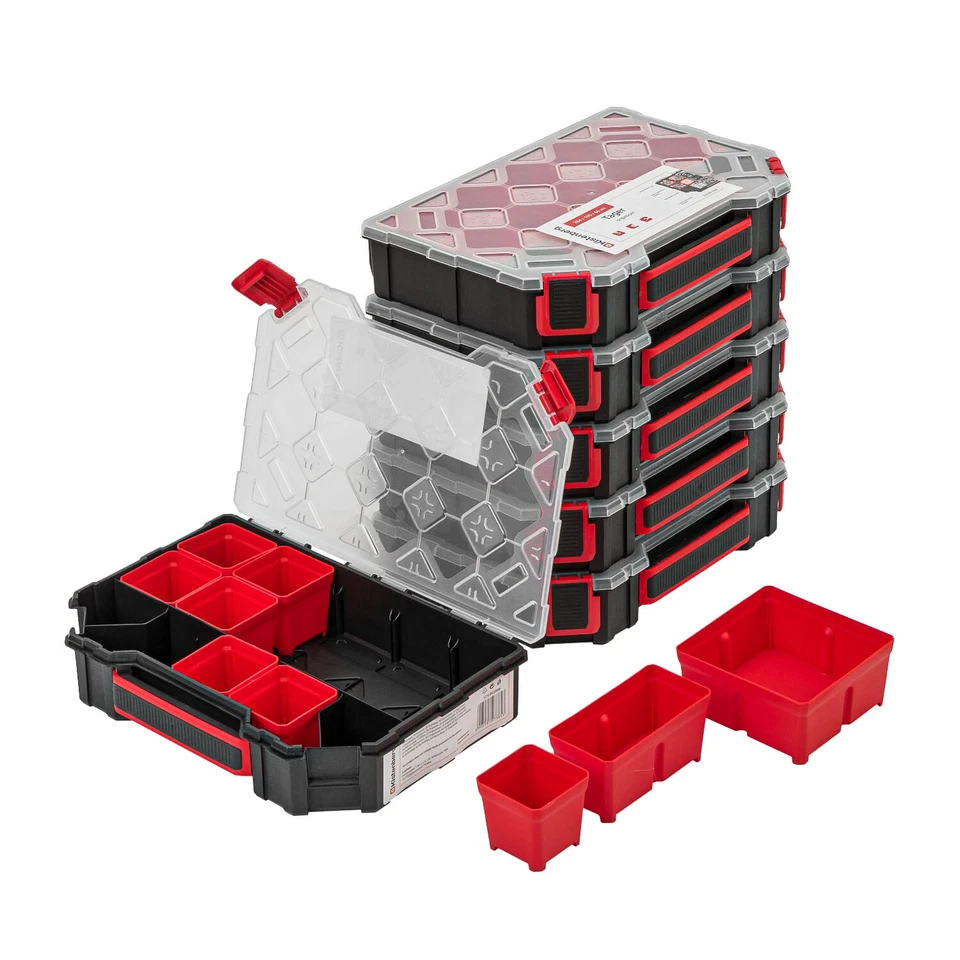6x Sortimentskasten TAGER 195x284x60 Sortimentsbox Sortierbox Kunststoff - Bild 1 von 4