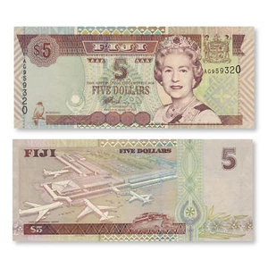 Fiji 5 Dollars, 2002, B516a, P105b, UNC - Picture 1 of 2