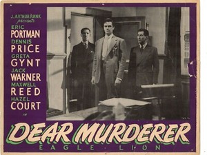 ERIC PORTMAN HAZEL COURT DEAR MURDERER ORIG 11X14 LOBBY CARD  LC5782