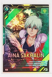 Gundam Arsenal Basis Folienkarte UT02-038 M Aina Sachalin Bandai Made in Japan - Bild 1 von 4