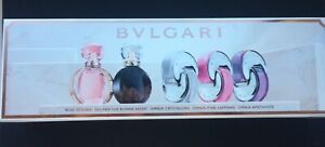 Bvlgari The women's gift collection x 5 mini perfumes.( Authentic ).Brand New.