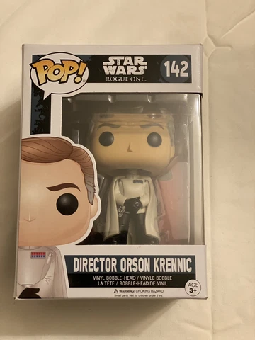 NEW! Funko POP Star Wars Rogue One Director Orson Krennic #142 Bobble Head Cover