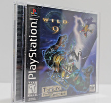 Wild 9 - PlayStation, 1998 - jewel case damage - stains