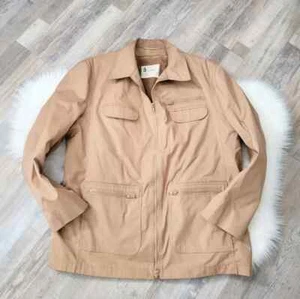 Vintage 70s London Fog Fleece Lined Utility Chore Coat Size 44 Reg - Picture 1 of 15