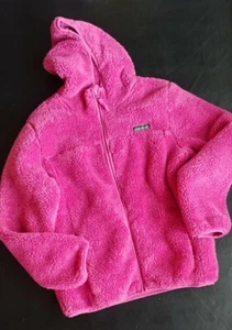 Eddie Bauet Girls Teddy Bear Jacket Coat EUC Large 14 - Picture 1 of 6