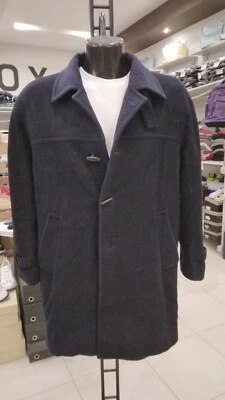 Valentino Abrigo Usado Mezcla De Cachemira Hombre Azul Talla 46 GC248LZ - Imagen 1 de 4