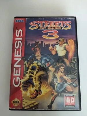 Streets of Rage 3 (Sega Genesis, 1994) Auténtico Completo En Caja. Probado funcionando  Foto 1 de 4