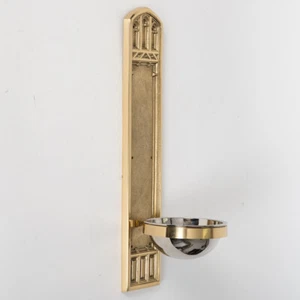 Fuente de agua bendita montada en la pared de iglesia gótica #194WF (Chalice & Vestment co.) - Imagen 1 de 14