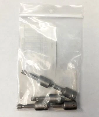 Bosch 3UU49 5pcs 3/8" x 1-7/8" Magnetic Nutsetter USA - Image 1 of 3