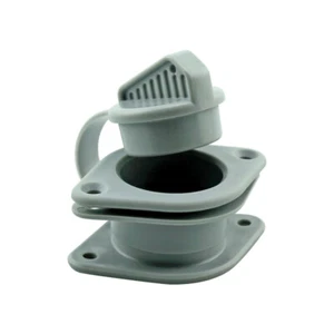 Nuova Rade non return transom drain kit thru hull with plug 25mm - grey RIB SIB - Picture 1 of 1