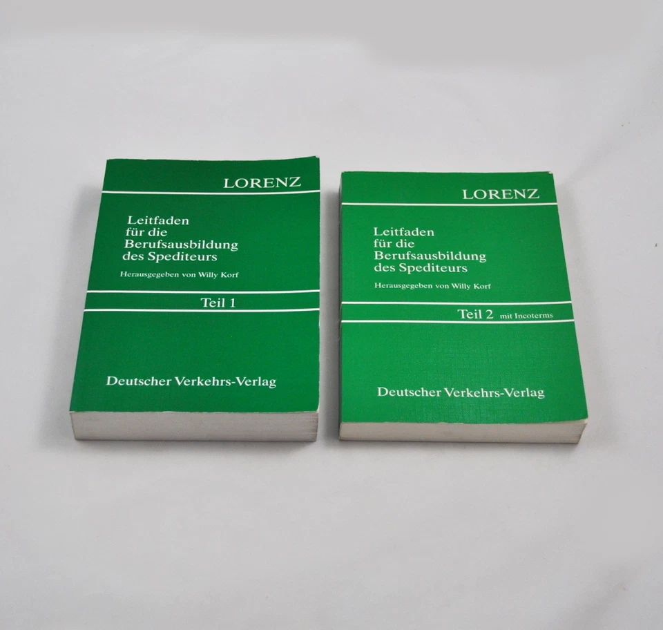 Guide for Die Vocational Training Des Spediteurs (Lorenz) Part 1&2 (Willy Kanu ) - Image 1 of 1